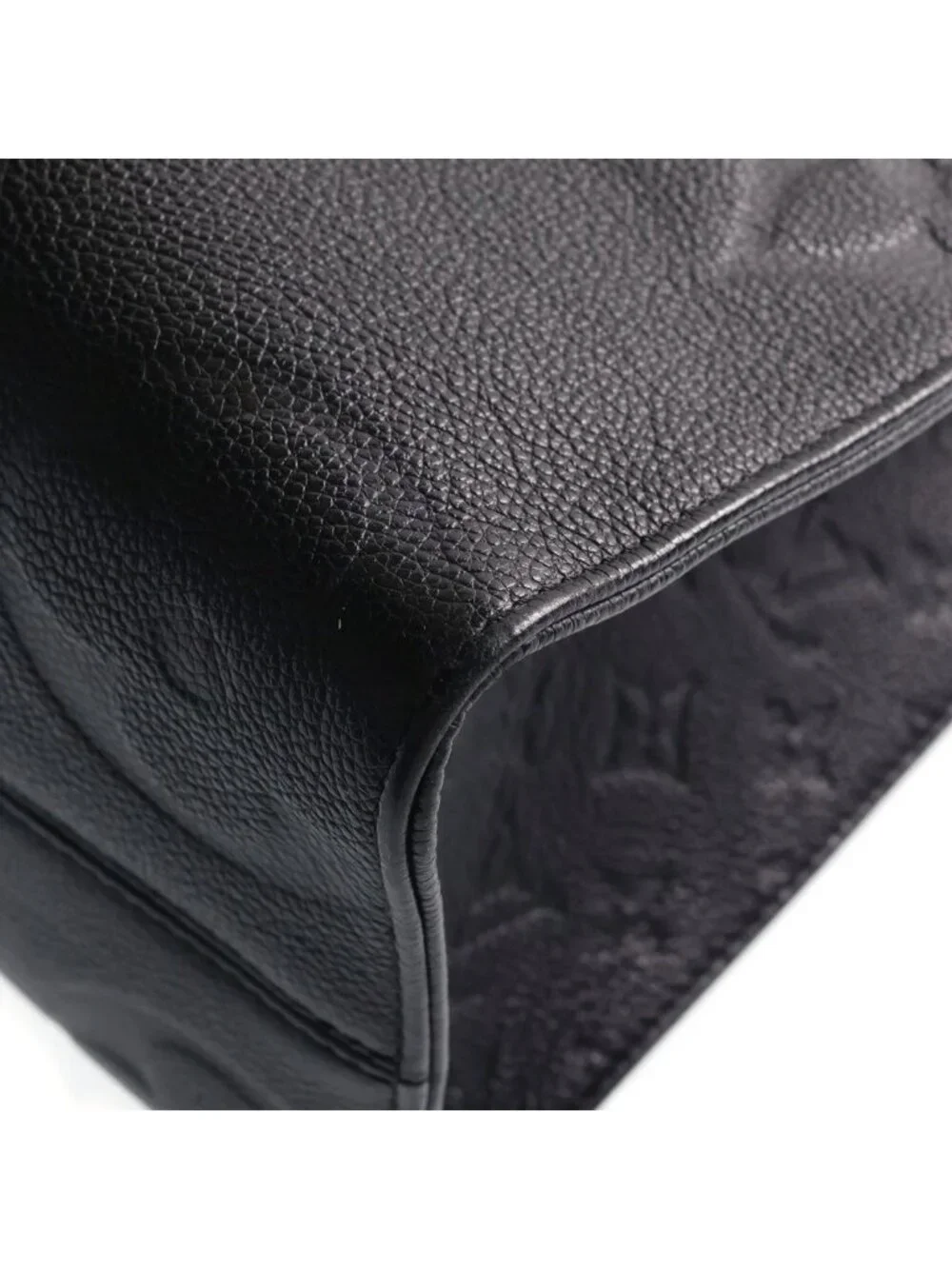 Louis Vuitton on the Go MM Handbag 2-Way Tote Monogram Empreinte Leather Black